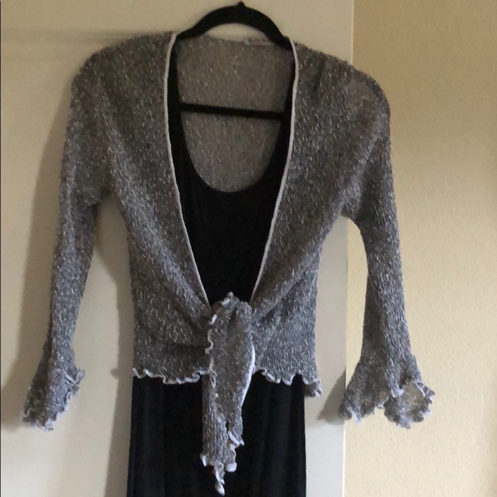 Dress up any sleeveless dress with this coverup